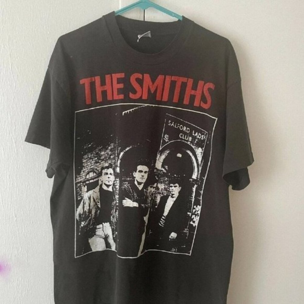 The Smiths Tshirt Retro The Smiths Salford Lads Club Album Shirt 80S Tour